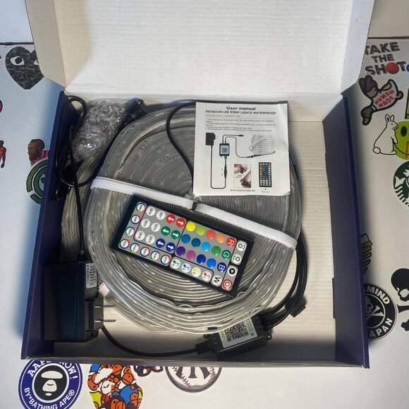 LETIANPAI 200 ft Outdoor LED Strip Lights Waterproof Outside, App & Remote - Picture 4 of 16